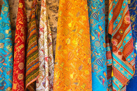 Bright and colorful silk. Products can be used as a scarf or scarf.