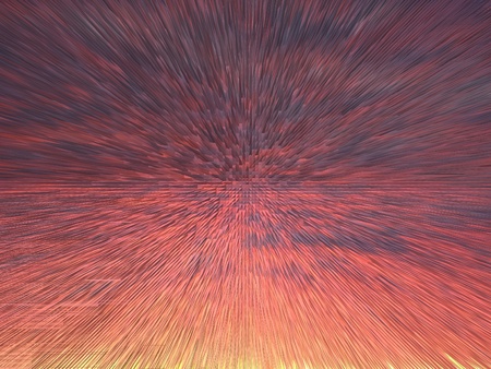 Red explosionの写真素材