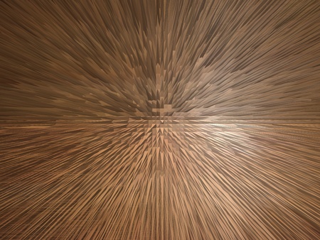 image of unusual brown and white explosion with thornsの写真素材