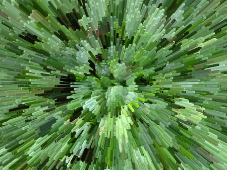 Image with background like a green explosionの写真素材