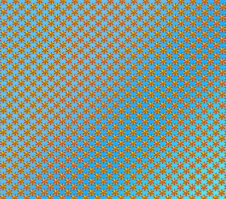 texture from red and yellow acute-angled figures