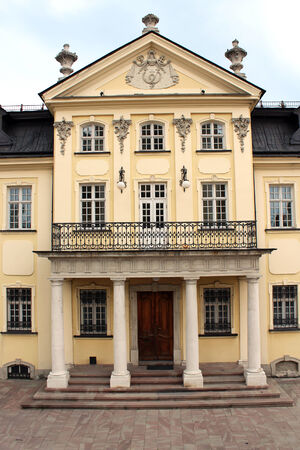 Beautiful high architectural ansemble in Lvov cityのeditorial素材