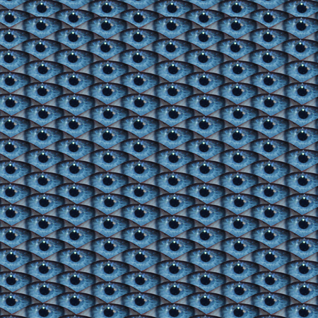 Blue unusual texture from pupils of human eyesの写真素材