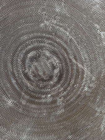 Corrugated paper. Texture from old corrugated paper. Old paper texture. Material for design and interior decoration. Texture from old packaging material. Patterned backgroundの写真素材