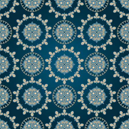 vector seamless eastern patternのイラスト素材