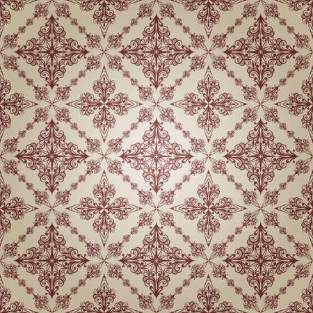 vector  vintage seamless patternのイラスト素材