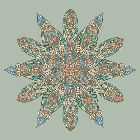 hand drawn floral design elementのイラスト素材