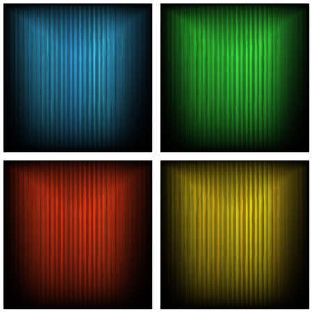 grungy striped backgrounds, different colorsのイラスト素材