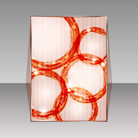  eps 10 vector abstract bright shiny banner with place for your textのイラスト素材