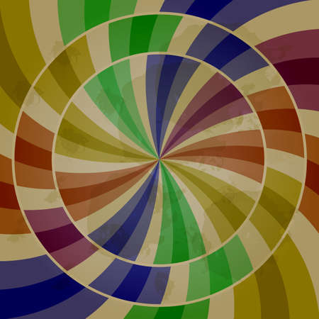 vector abstract retro background with grungy blotsのイラスト素材