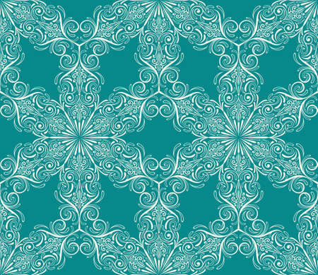 Seamless Winter Pattern with Snowflakesのイラスト素材