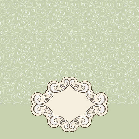 seamless pattern and floral frame for your text seamless patterns in swatch menu,のイラスト素材