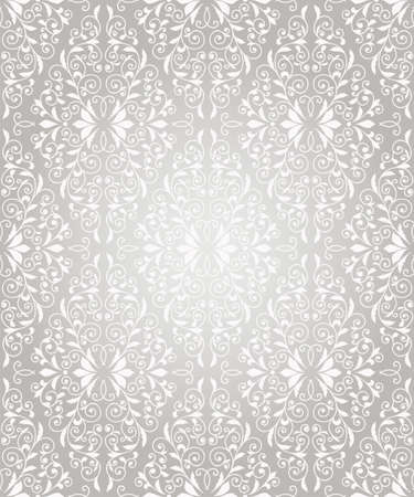 Vector seamless  vintage floral pattern, seamless pattern in swatch menuのイラスト素材