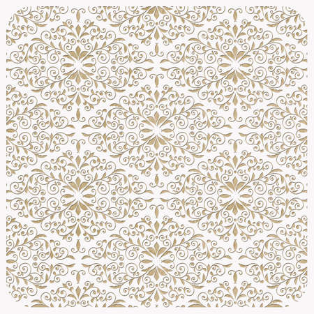 Vector paper cut lacy pattern