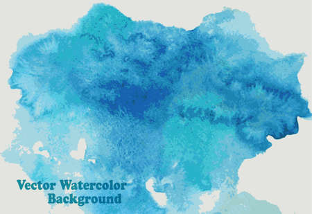 Vector watercolor background, fully editable eps 10 file with transparency effects in textのイラスト素材