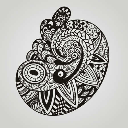 Vector paisley design elementのイラスト素材