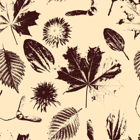 Vector Seamless Floral Pattern, fully editable eps 10 file with seamless pattern in swatch menuのイラスト素材