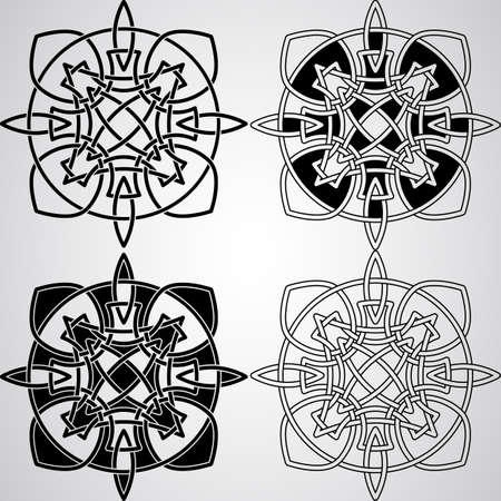 Celtic Design Elementsのイラスト素材