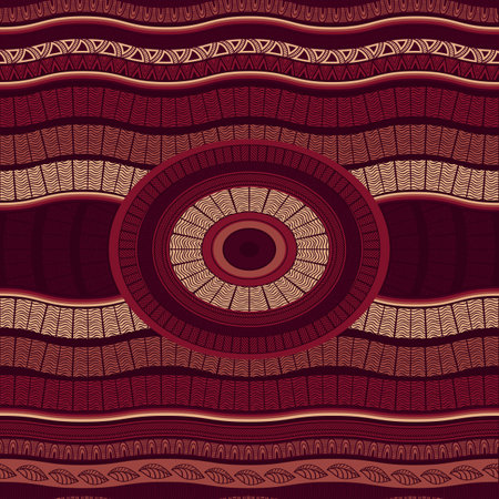 Vector Seamless Marsala Pattern, fully editable file with clipping masks and seamless pattern in swatch menuのイラスト素材