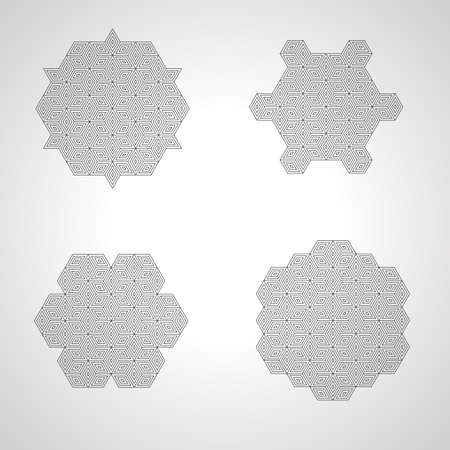 Vector Geometric Logoのイラスト素材