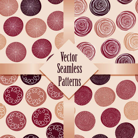 Vector Seamless Patternsのイラスト素材