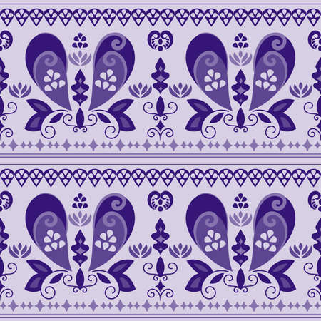 seamless paisley patternのイラスト素材