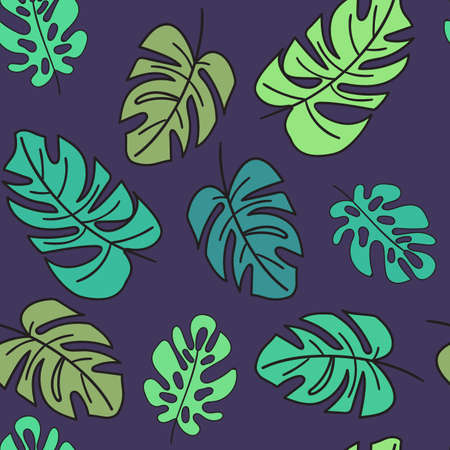 Vector seamless tripical patternのイラスト素材