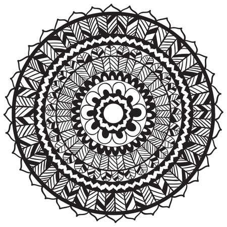Vector Circle Mandalaのイラスト素材