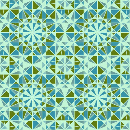 Vector Seamless Mosaic Pattern. Traditional Maroccan Styleのイラスト素材