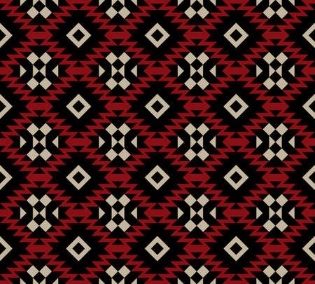 Vector Seamless Ethnic Pattern. Geometric Design. Can be used for textile, backgrounds, web,...