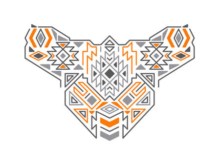 Vector Geometric Tribal Ethnic Pattern