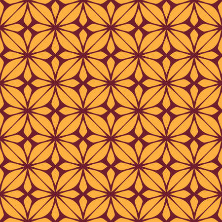 Vector Seamless Geometric Textile Patternのイラスト素材