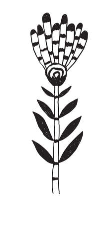 Vector  Unreal fantasy flowerのイラスト素材