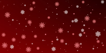 Christmas a background with falling snowflakes.Vectorのイラスト素材