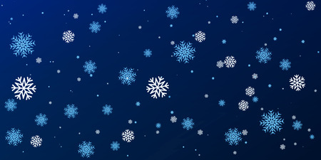 Christmas a background with falling snowflakes.Vectorのイラスト素材