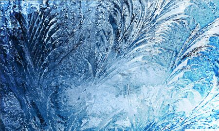 Texture of frozen window.Vectorのイラスト素材