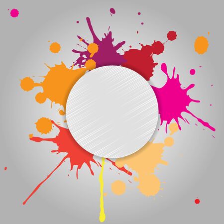 Abstract background of colored blots.Vectorのイラスト素材