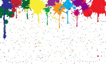 Abstract background of colored blots.Vectorのイラスト素材