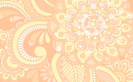 Abstract floral background.Vectorのイラスト素材