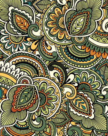 Abstract pattern made up of flower.Vectorのイラスト素材