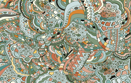 Abstract colored background from a variety of patterns.Vectorのイラスト素材