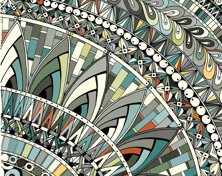 Abstract colored background consisting of different shapesのイラスト素材