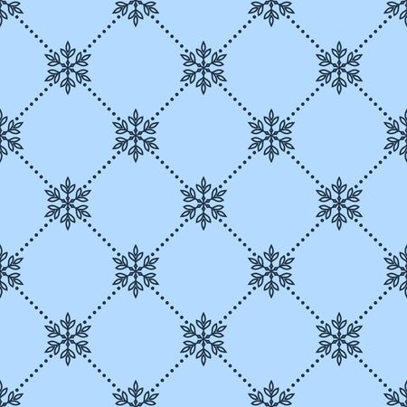 Seamless repeating New Year patternのイラスト素材