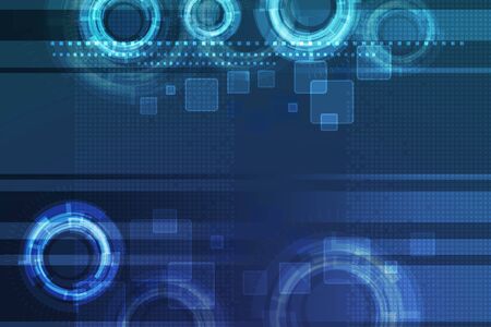 Technology background with abstract shapes vector illustration.のイラスト素材