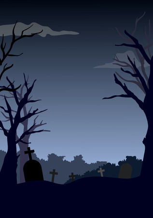 Halloween party flyerのイラスト素材