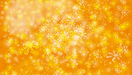 Winter background with snowflakesのイラスト素材