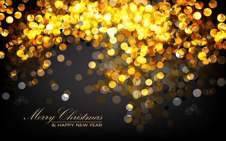 New year and merry christmas blurred backgroundのイラスト素材