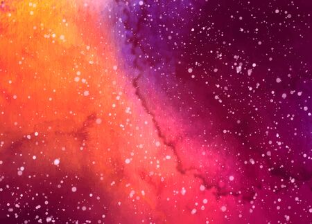 Abstract background with the effect of spilled paints on paperのイラスト素材