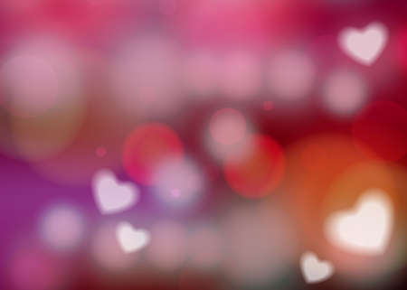Happy Valentines day with hearts backgroundのイラスト素材