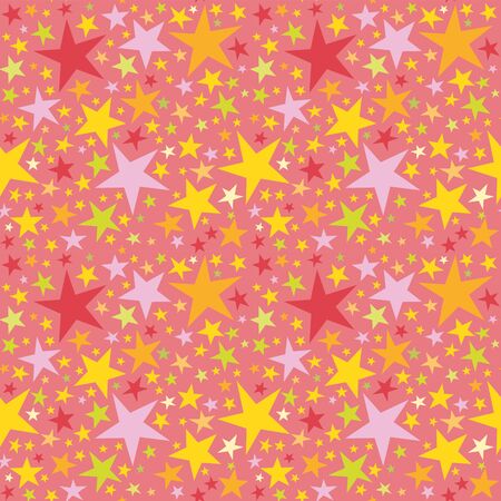 Seamless repeating pattern with starsのイラスト素材